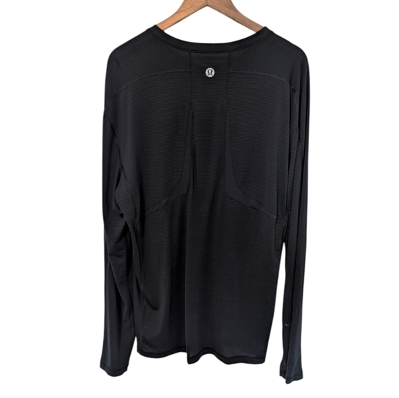Lululemon Metal Vent Tech Long Sleeve Shirt Men's size XXL Athletic Light Black - Picture 4 of 10